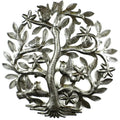 Arbre de Vie avec oiseaux — art mural en métal, 14 po